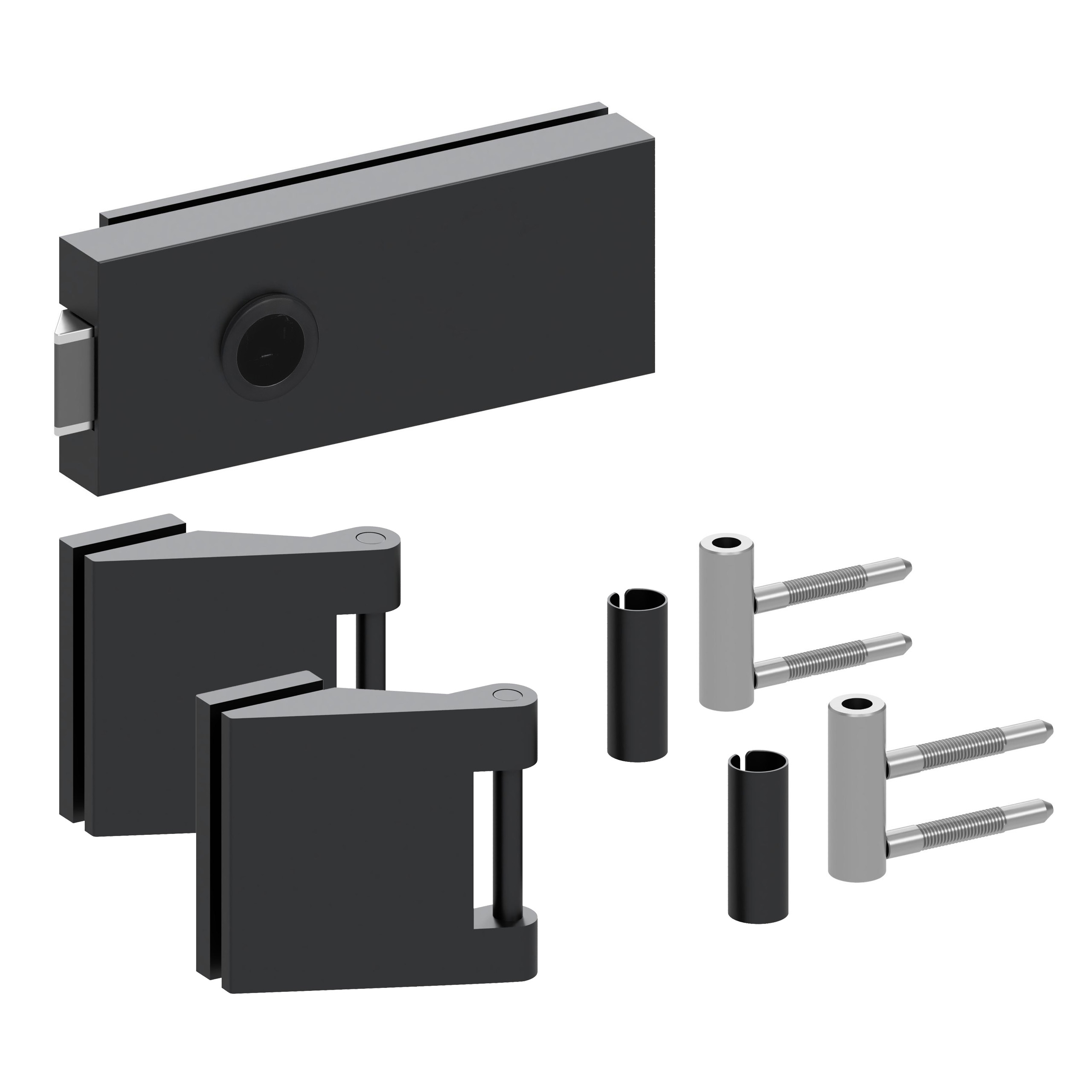 Zestaw szklanych drzwi - Ślepy