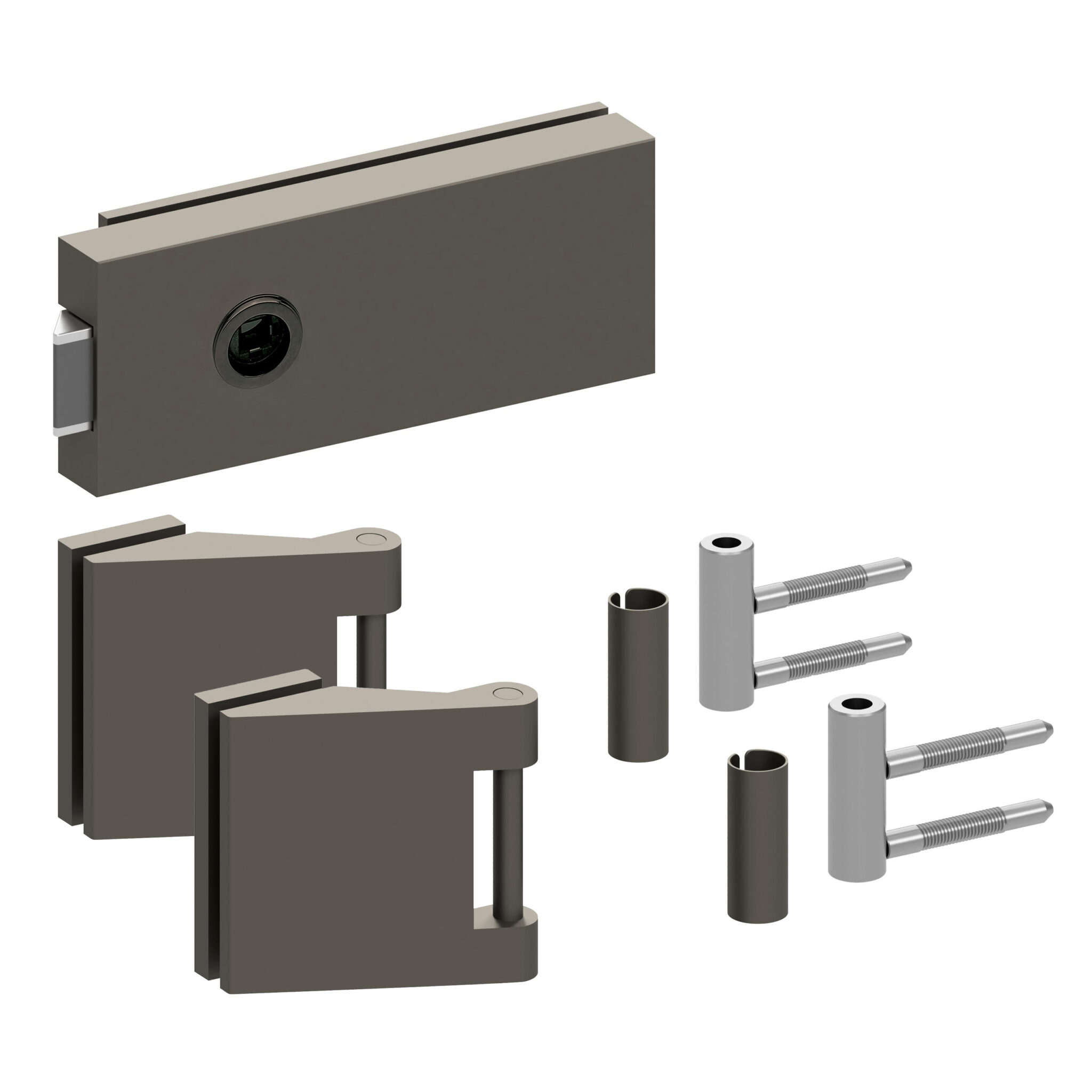 Zestaw szklanych drzwi - Ślepy