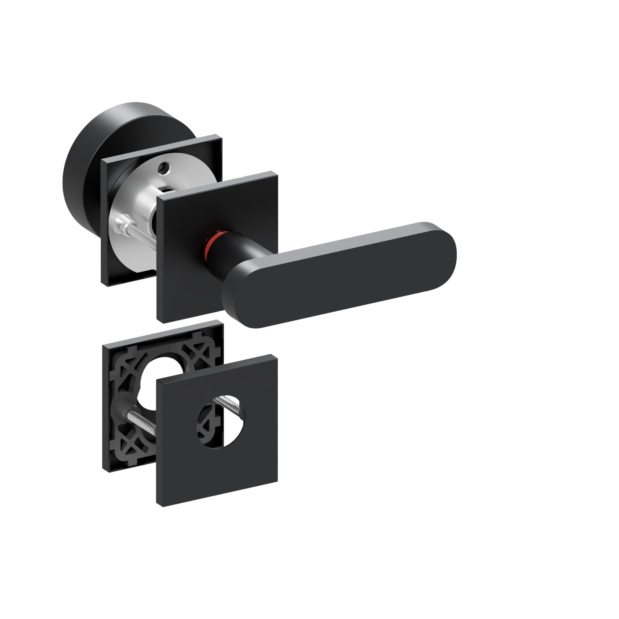 Model 1145 - Drzwi wejściowe, cylinder okrągły po lewej stronie, Hidden hero