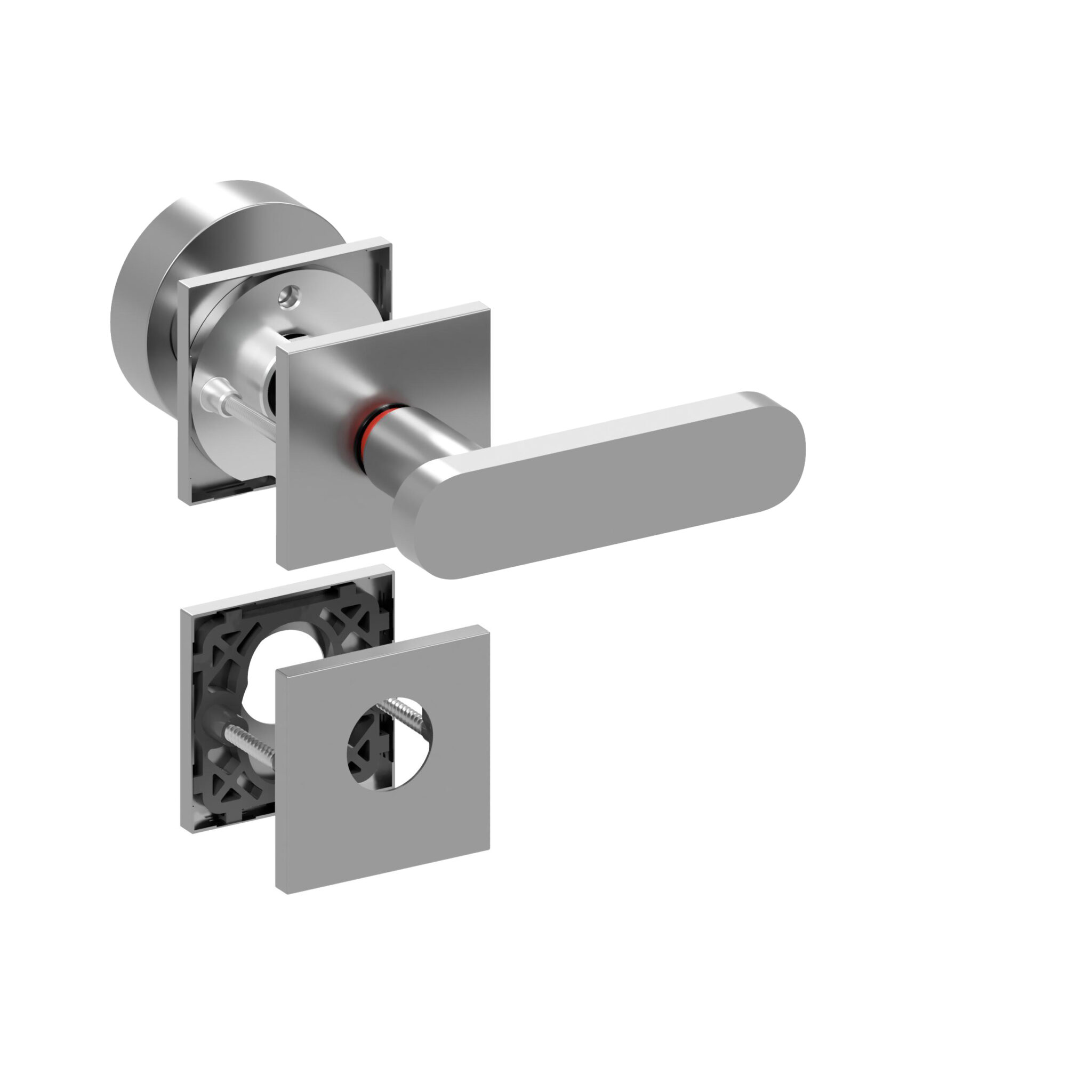 Model 1145 - Drzwi wejściowe, cylinder okrągły po lewej stronie, Hidden hero