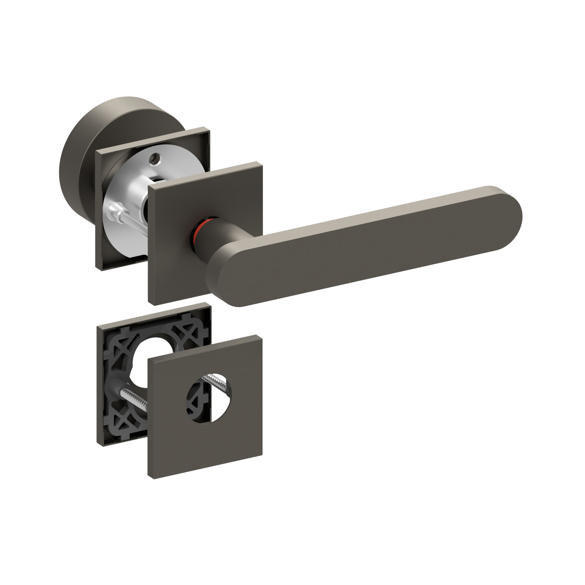 Model 1146 - Drzwi wejściowe, cylinder okrągły po lewej stronie, Hidden hero