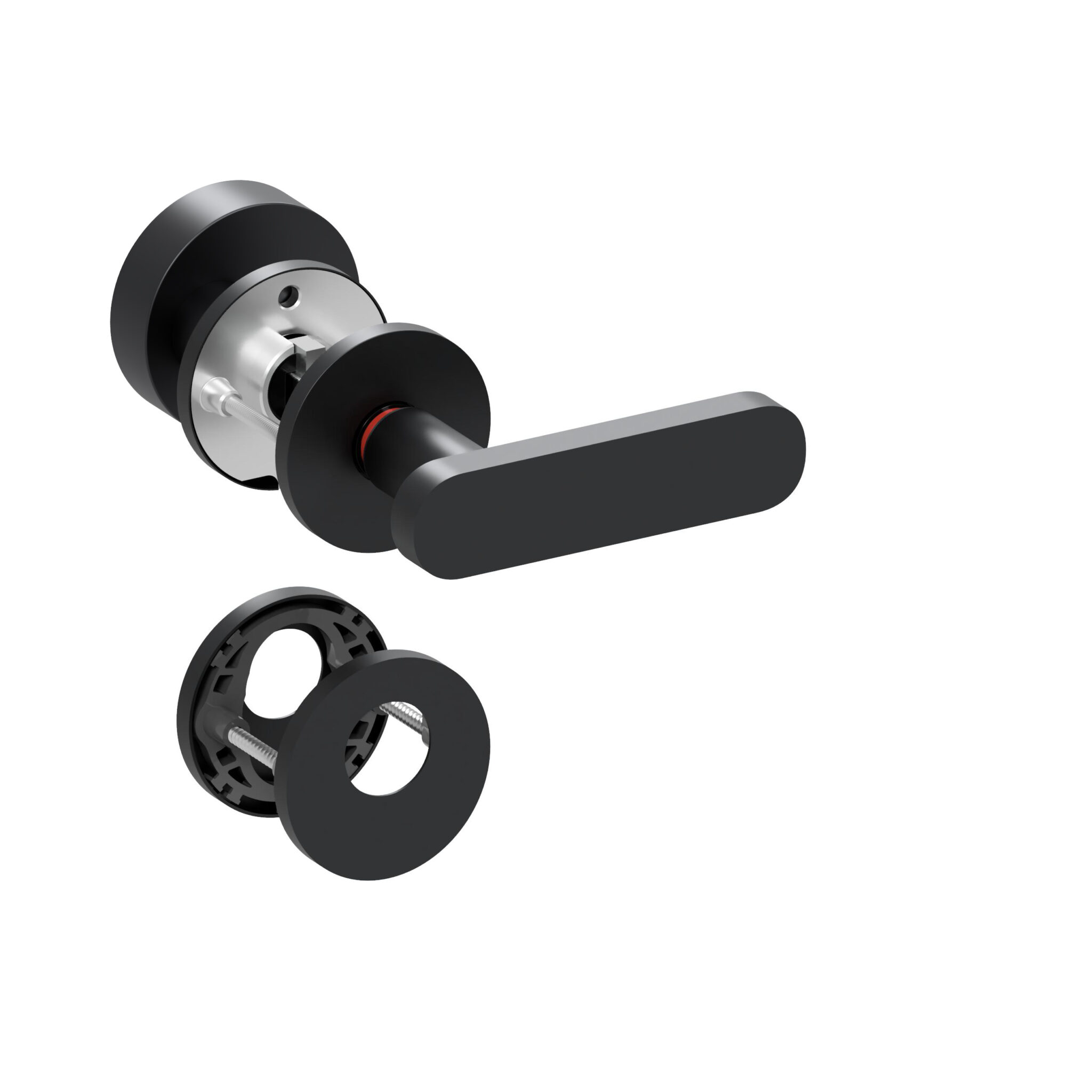 Model 1145 - Drzwi wejściowe, cylinder okrągły po lewej stronie, Hidden hero