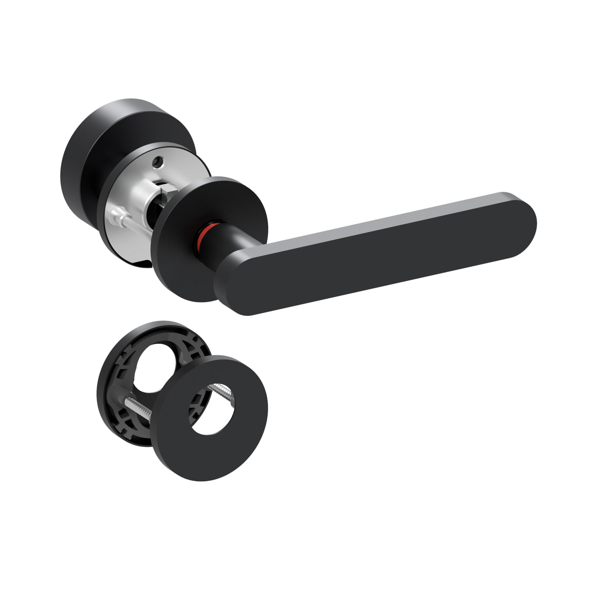 Model 1146 - Drzwi wejściowe, cylinder okrągły po lewej stronie, Hidden hero