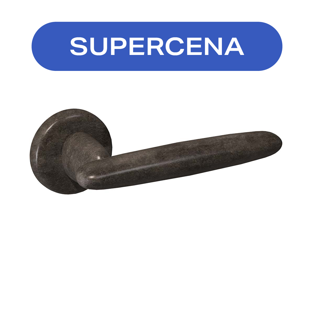 Klamka w kolorze cyna postarzana. Kolekcja OTOKA.