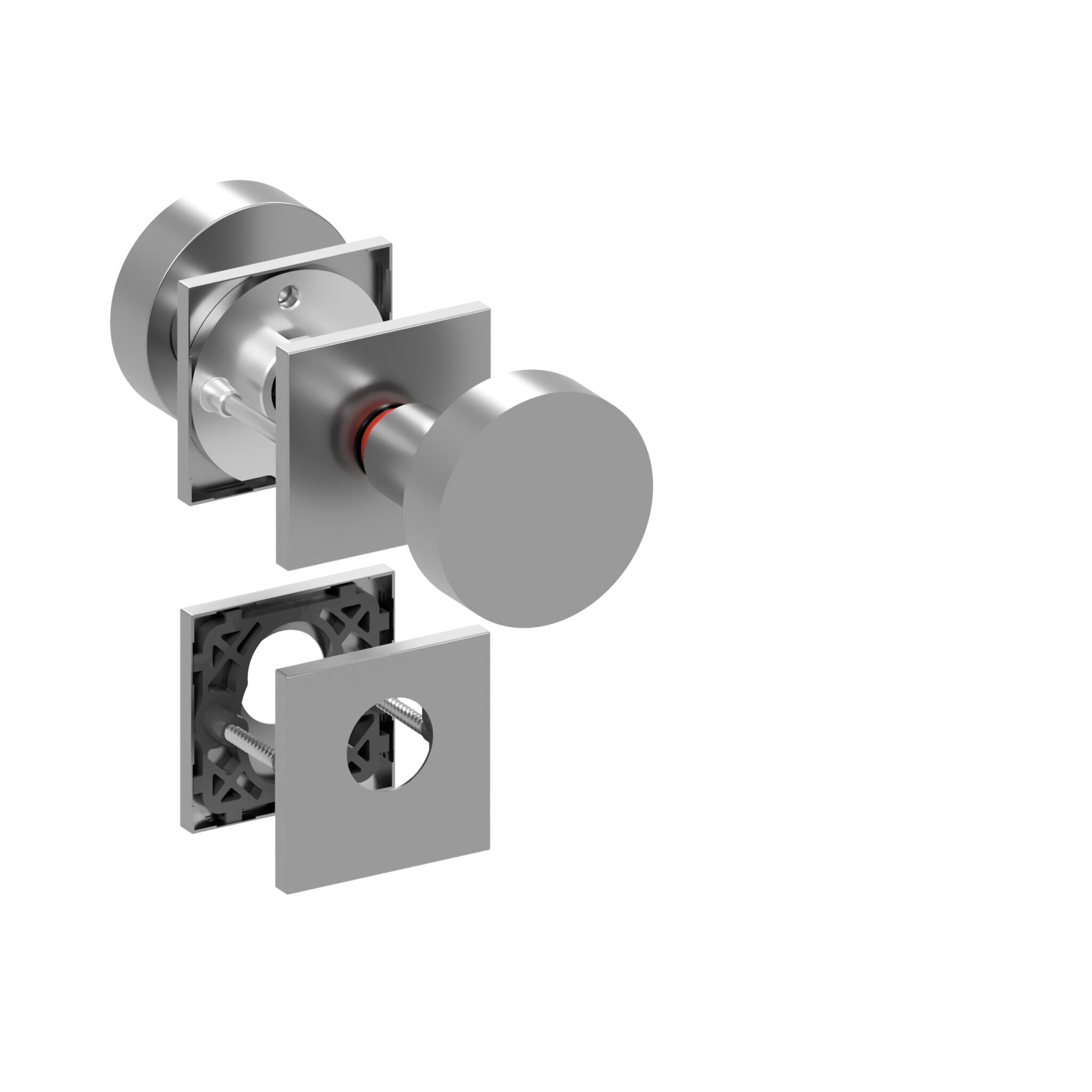 Model 1654 - Drzwi wejściowe, cylinder okrągły po lewej stronie, Hidden hero