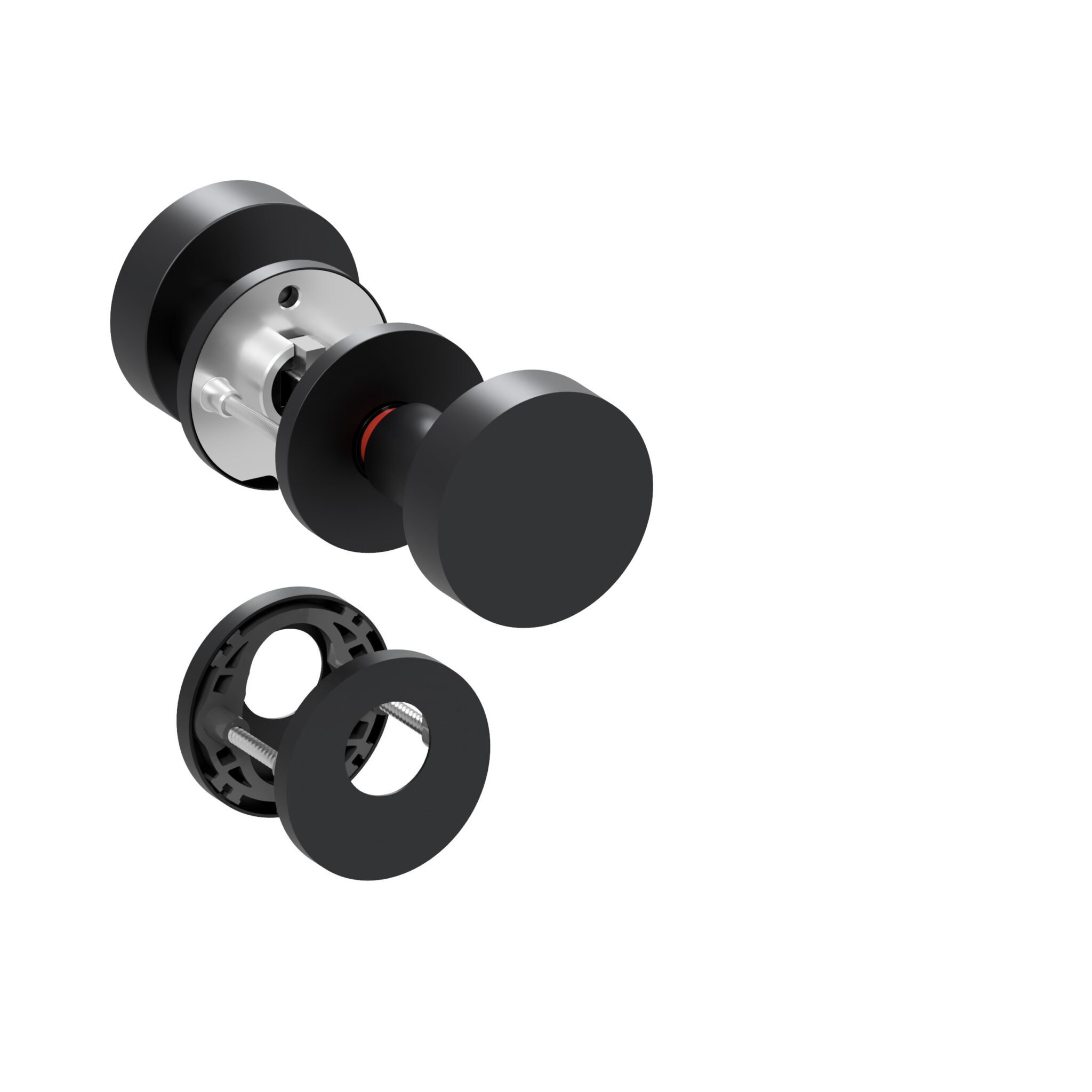 Model 1654 - Drzwi wejściowe, cylinder okrągły po lewej stronie, Hidden hero