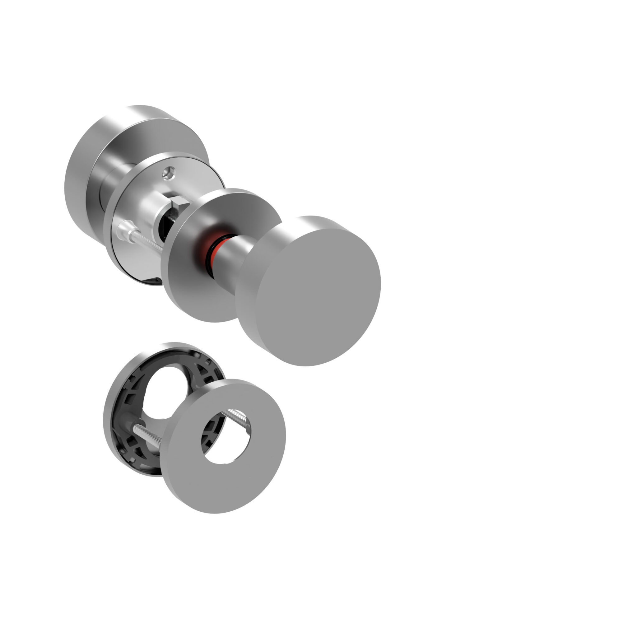 Model 1654 - Drzwi wejściowe, cylinder okrągły po lewej stronie, Hidden hero